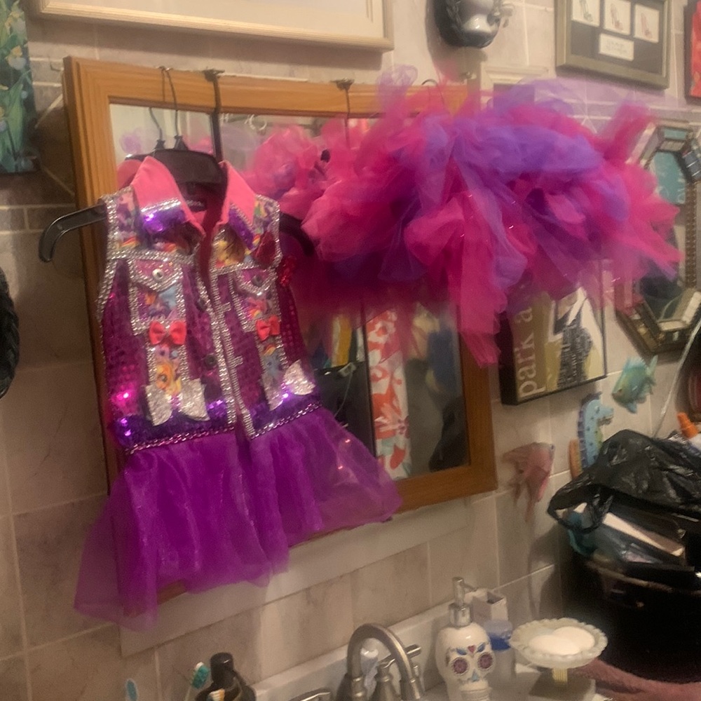 Limited too vest with tutu